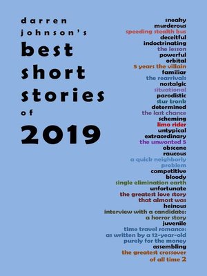 cover image of Darren Johnson's Best Short Stories of 2019